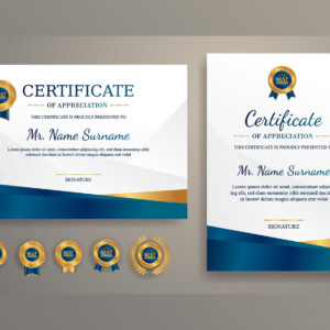 The Business City Graphic Design Team - Certificates