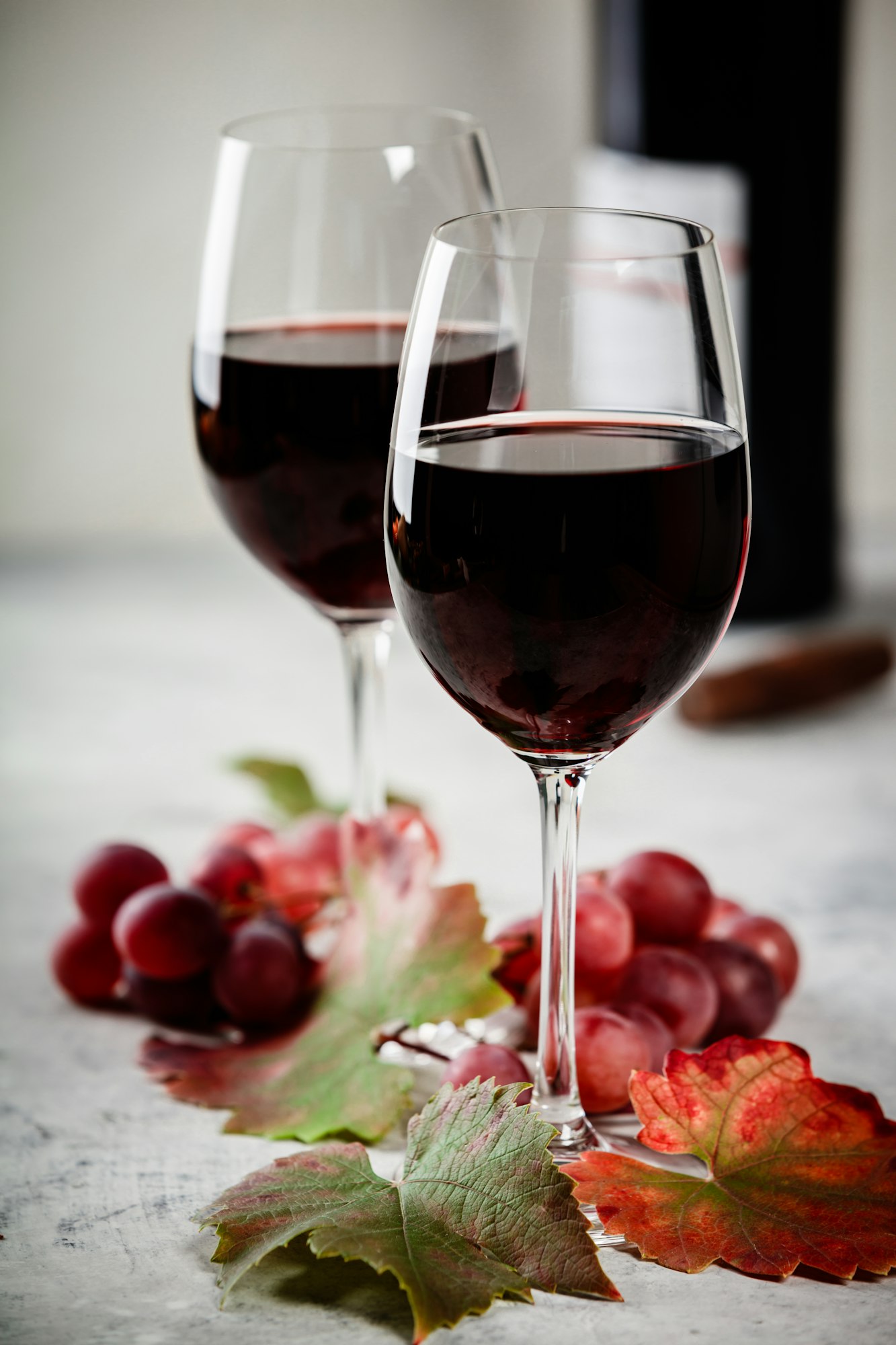 Red wine composition